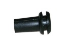 čierne PVC odľahčenie ťahu 9,5/6,4mm L=14,3mm 10 ks