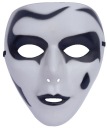 Strašidelný klaun z hororovej pantomimy Paintball Hockey Mask