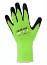 STALCO Polyesterové rukavice S-Latexová pena 9