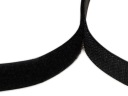 ČIERNA PÁSKA NA VELCRO, ŠÍRKA 2,5 cm, VEĽMI PEVNÁ, 1 METER