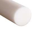 Ertacetal POM valčeková tyč, biela, fi80 - 1 cm