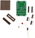 8x8 MAX7219 LED zobrazovací modul - DIY___BTE-164