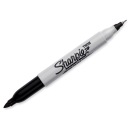Popisovač SHARPIE TWIN TIP BLACK Obojstranný popisovač CD Jemný a hrubý hrot