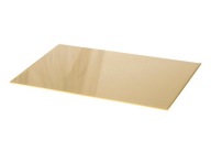 Mosadzný plech, mosadzný formát, 200x100x0,5mm | plech 0,5mm - 10x20cm