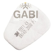 FILTER 3M 5911 pre ABSORBÉRY 3M a MASKY 3M 6200