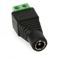 DC SOCKET 2.1/5.5 LED rýchloskrutkový konektor