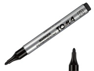 Toma TO-090 okrúhly permanentný fix, čierny fix