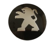 Nálepka PEUGEOT, emblém, ráfik, kryt náboja, 65 mm