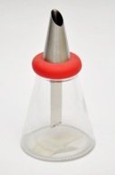 GASTRONOMICKÁ KONFEKČNÁ MISKA, SKLENENÁ, 17CM, ČERVENÁ