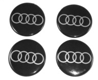 AUDI 60 mm EMBLÉMY, NÁLEPKY, NÁBOJE, RÁFIKY S