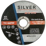 STRIEBORNÉ 125 x 1,0 mm DISKY KOVOVÉ REZNÉ KOTOUČE