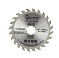 KRUHOVÁ PÍLA NA DREVO 115 mm x 22,2 24T WIDIA