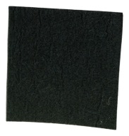 Plsťová podložka pod nábytok fi 100x100 čierna 1 ks