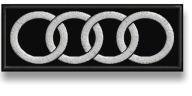 Audi - Thermo nášivka Vyšívaná nažehľovačka