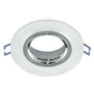 SVIETIDLO SKLENENÉ HALOGÉN SILVER GU10 LED