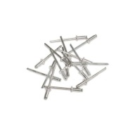 Hliníkové nity 4x8 mm strieborné 50 kusov 0376