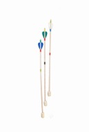 Drevený šíp do luku s korkom 60 cm - 3 ks