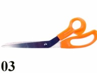 NOŽNICE OSTRÉ NA LÁTKU, PLST, PAPIER 25 cm 03
