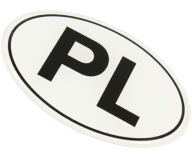 NÁLEPKA ŽIVIČICOVÝ ZNAK POĽSKO PL VEĽKÝ
