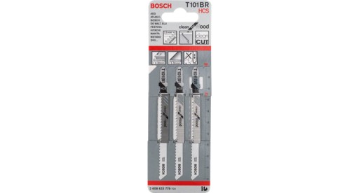 BOSCH List do priamočiarej píly 3 ks. T 101 BR