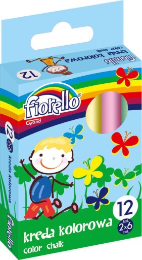 FAREBNÁ SCHOOL CHALK GRAND 12 ks.