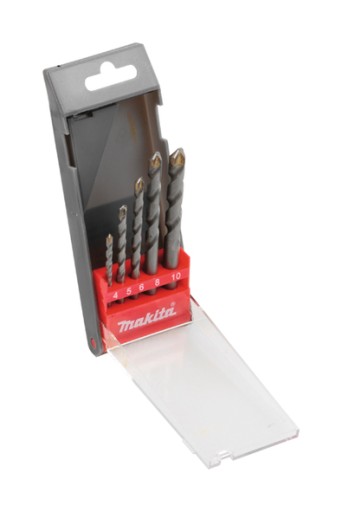 MAKITA WIDIOWE SADA VRTAčiek DO BETÓNU D-05175 5 kusov