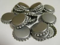 Vrchnáky na pivné fľaše SILVER D.26 Quality
