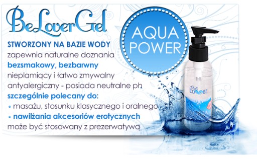 BE LOVER AQUA SHS INTÍMNY GÉL, lubrikant na vodnej báze, SILNE hydratačný 100 ml.