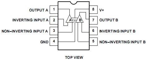 LM393 SMD dvojitý komparátor - 2 ks