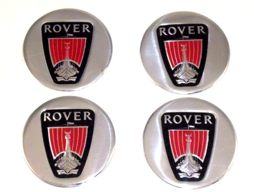 ROVER 60mm, emblémy, nápisy, nálepky, HUBCAPS, RIMS