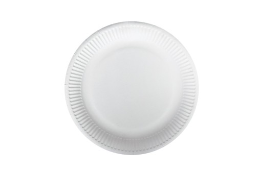 Papierové taniere biele 18 cm taniere 100 ks