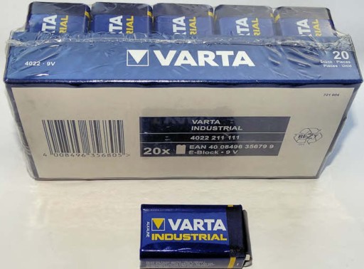 Alkalická batéria 6LR61 VARTA 2020 Batérie 6F22 9V