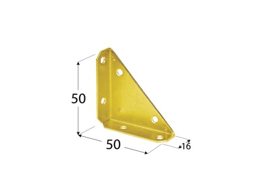Ozdobný roh NS50 pre prepravky DOMAX 50x50mm, 2 ks.