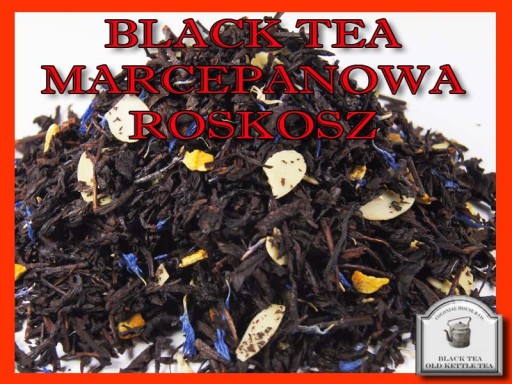 ČIERNY MARCEPÁNOVÝ ČAJ 100 G S MANDĽOU, ŁÓDŹ