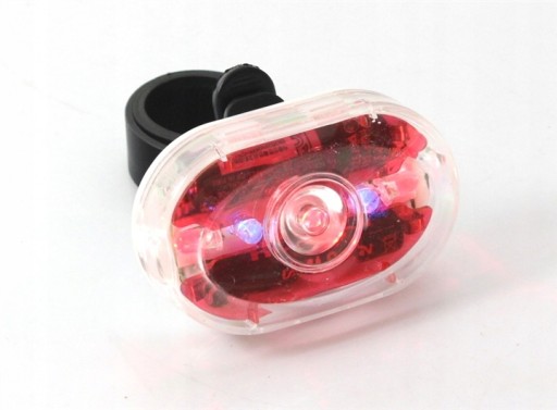 Zadné svetlo na bicykel, 5 LED W-wa