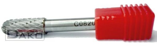 Zaoblený rotačný cylindrický rezací pilník 6x13x58x3 typ C