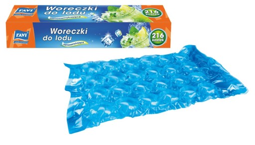 Samozatváracie vrecúška na ľad Ravi 216 ks.