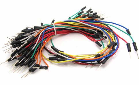 65ks drôtov, konektorov, káblov, ARDUINO doštičiek