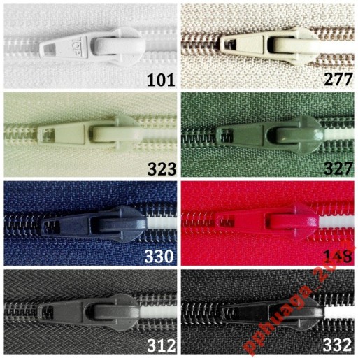 STRUNOVÝ Zips - 90 cm - Zips - 8 FARIEB