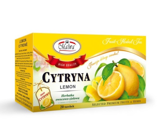 MALWA ČAJ OVOCNÝ ČAJ CITRÓN