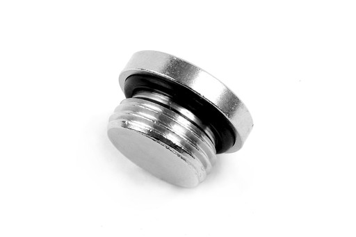 Zástrčka s prírubou RQS 1/4'' GZ, niklové tesnenie