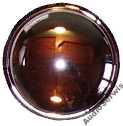 Tonsil 54 mm strieborná zrkadlová chrómová kupola