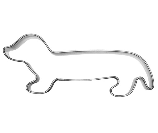 Formička DOG JAZVEČÍK 8 cm - vykrajovačka psov, psík