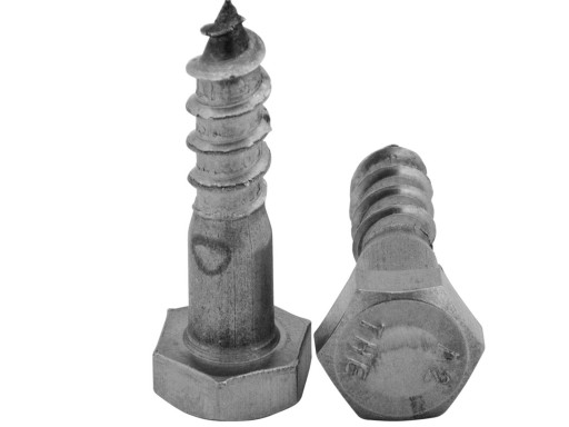 NEREZOVÁ SKRUTKA NEREZ 8X140 NA DREVO, S KĽÚČOM 6-KT, 1.st.