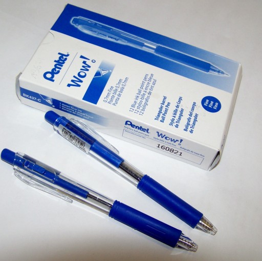PENTEL BALLPOINT WOW! BK437 MODRÁ