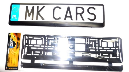 Rám ŠPZ - BLACK MK-CARS