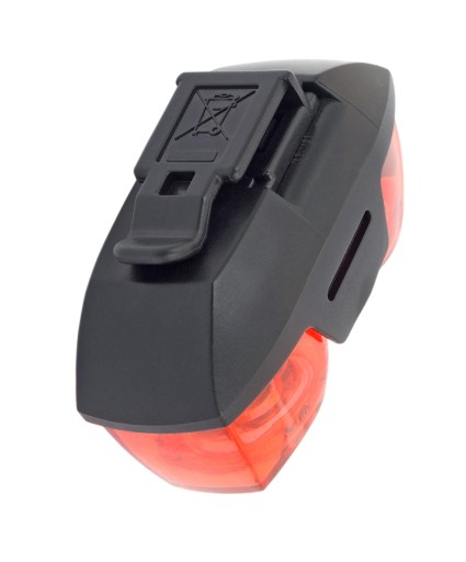 Zadné osvetlenie Everactive TL-X2, červené