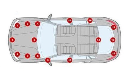 SPREJ 150 ML FARBA AUDI / VW kód LN5Y Passat