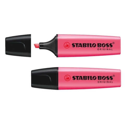 Stabilo Boss Original zvýrazňovač ružový