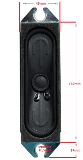 Širokopásmový montážny reproduktor 8W 16ohm (77)